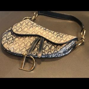 Vintage Christian Dior Saddle Bag